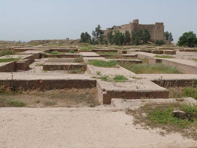 Ruinas actuales del palacio real persa de Susa