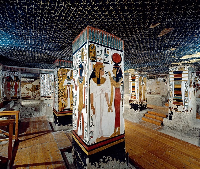 Cámara funeraria de la tumba de Nefertari