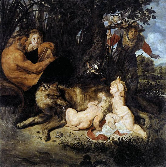 Rómulo y Remo, obra de Rubens sobre los sucesores de Eneas