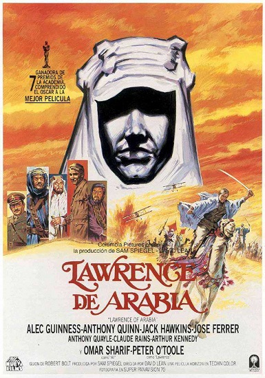 Cartel de la película Lawrence de Arabia