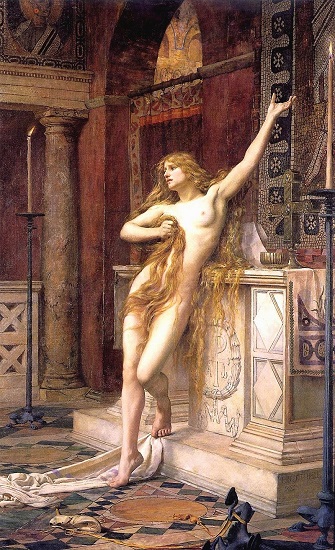 Hipatia de Alejandría, obra del pintor inglés Charles William Mitchell hecha a finales del siglo XIX