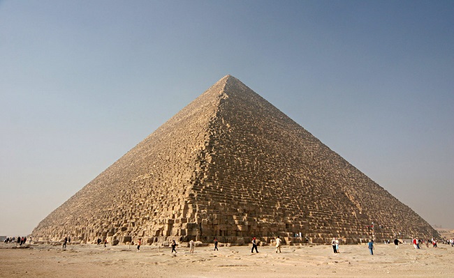 Gran Pirámide de Guiza, hecha en la IV Dinastía egipcia