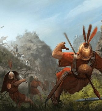 Ilustración que recrea la batalla de las Horcas Caudinas, durante la segunda de las Guerras Samnitas
