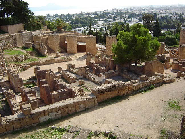 Parte del yacimiento arqueológico de la ciudad, objeto del conflicto entre Roma y Cartago