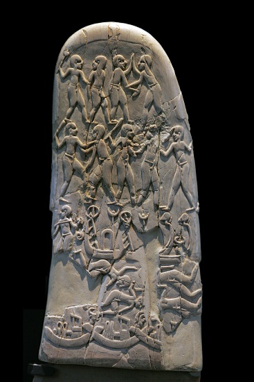 Mango del cuchillo de Gebel El Arak, una de las mayores obras de arte figurativo del predinástico egipcio