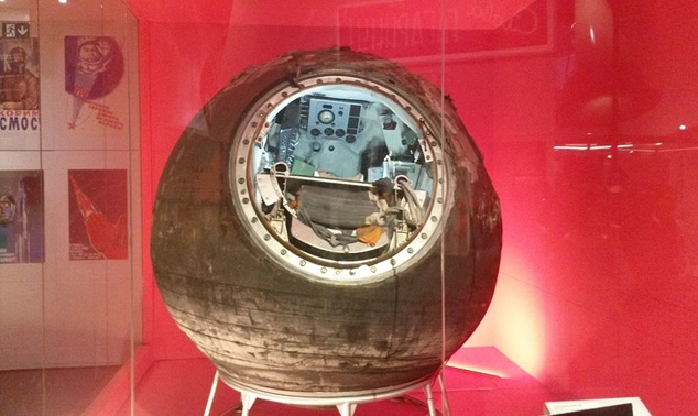 Fotografía del Vostok 6, nave en la que viajó al espacio Valentina Tereshkova