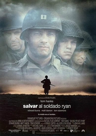 Cartel de Salvar al soldado Ryan