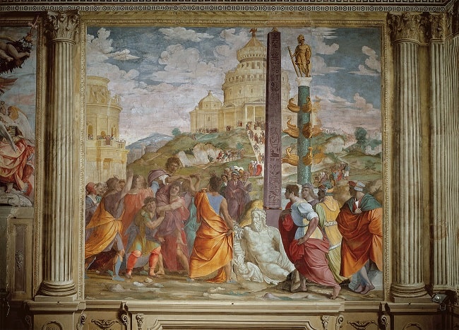 Triunfo de Marco Tulio Cicerón, obra de Francesco di Cristofano hecha en 1521 que recrea el regreso a Roma del orador en el 57 a.C. 