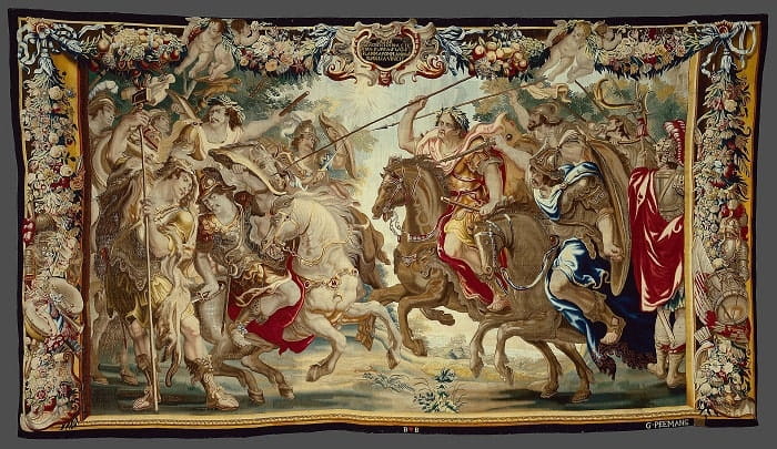 «Julio César vence a las tropas de Pompeyo», obra de Justus van Egmont hecha en el siglo XVII. En esta victoria tampoco participó marco emilio lépido