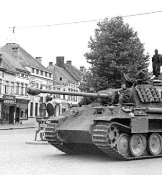 Uno de los panzer de Hitler