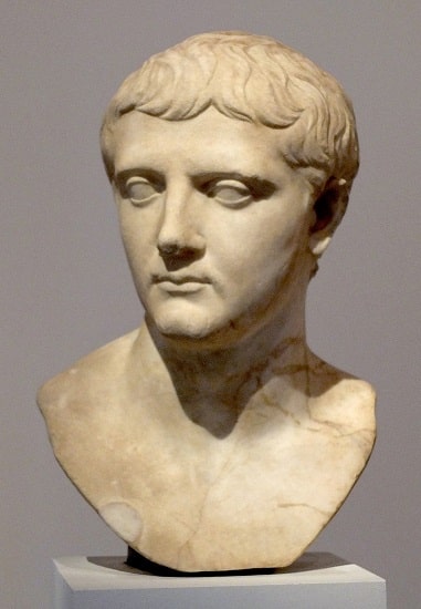 Busto de Druso el Mayor conservado en los Museos Capitolinos de Roma