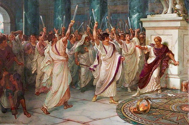El asesinato de Julio César es el punto de partida de la obra El último asesino, de Peter Stothard