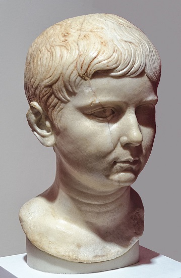 Busto de Lucio César conservado en el museo de Cuenca