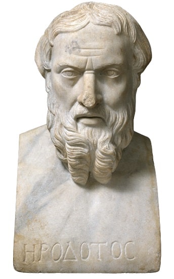 Busto romano de Herodoto de Halicarnaso