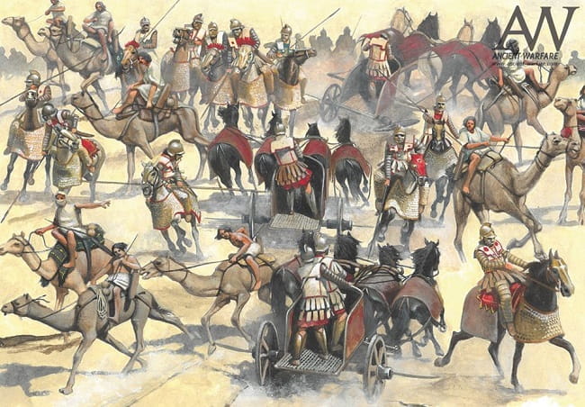 Recreación de la batalla de Magnesia (189 a.C.), que supuso el mayor enfrentamiento del Imperio Seléucida vs Roma