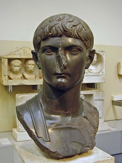 Busto de Germánico conservado en el Museo Británico