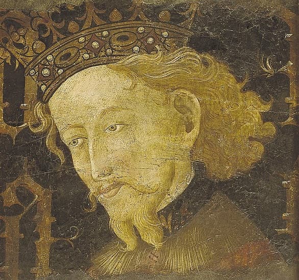 Retrato de Jaime el Conquistador hecho por Jaume Mateu en el siglo XV