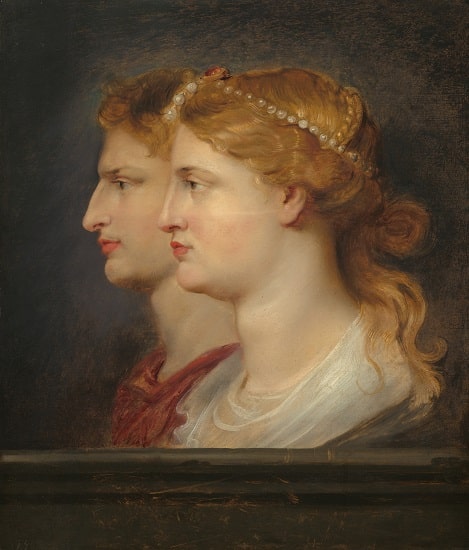 Agripina y Germánico, obra de Pedro Pablo Rubens hecha en el siglo XVII
