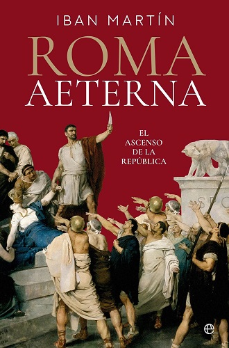 Portada de Roma Aeterna, obra debut de Iban Martín