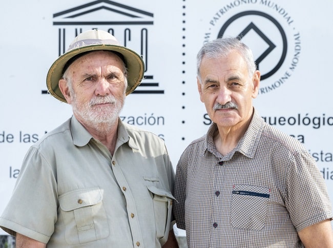 Eudald Carbonell y José María Bermúdez de Castro, autores de "Homo Antecessor"