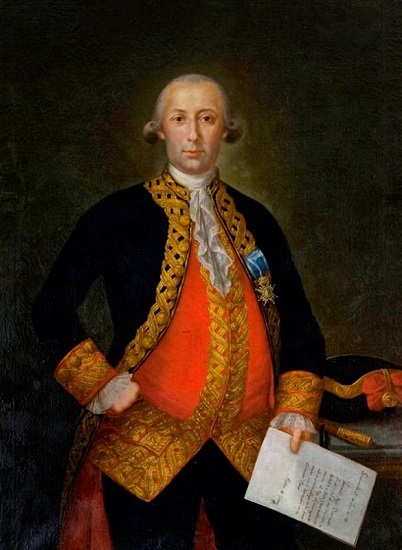 Bernardo de Gálvez (c. 1783-84), uno de los personajes estudiados por Gonzalo Quintero Saravia