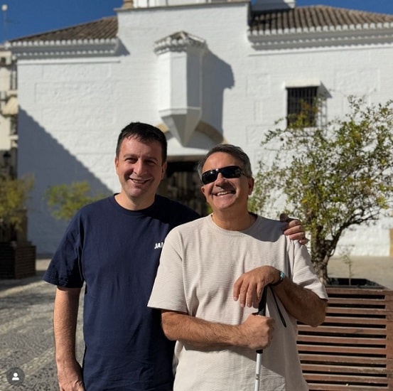 Francisco J Jiménez Espejo y José Soto Chica, autores de El dios incomprendido